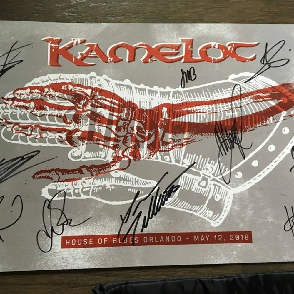 Kamelot authentic signed
